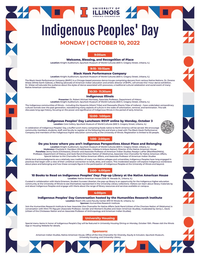 Decorative flyer, the link provides specifics on the events taking place