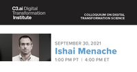C3.ai DTI Sept. 30. Seminar Graphic with Ishai Menache