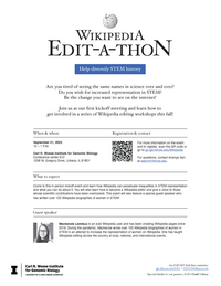 Wikipedia edit-a-thon