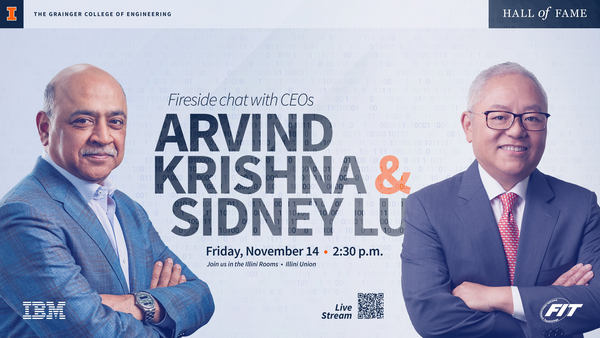 Image of Arvind Krishna & Sidney Lu