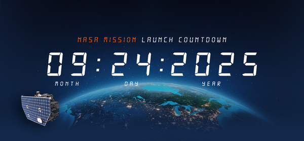 Countdown clock with the date 9.24.25 on it.