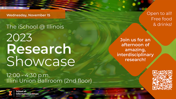 iSchool Research Showcase flyer