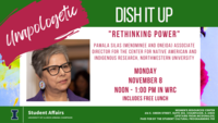 Pictures of woman with short graying hair and glasses looking thoughtfully