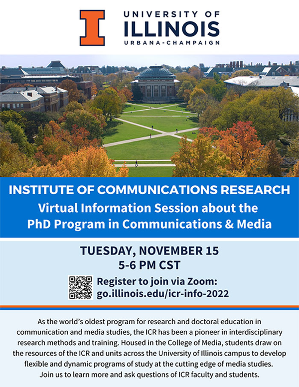 ICR info session flier