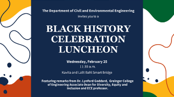 Black History month celebration flyer