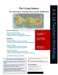 Sahara Workshop Flyer