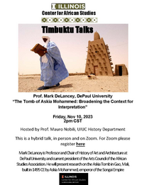 Timbuktu Talks Flyer