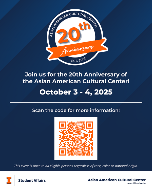 20th anniversary event flier