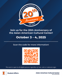 20th anniversary event flier