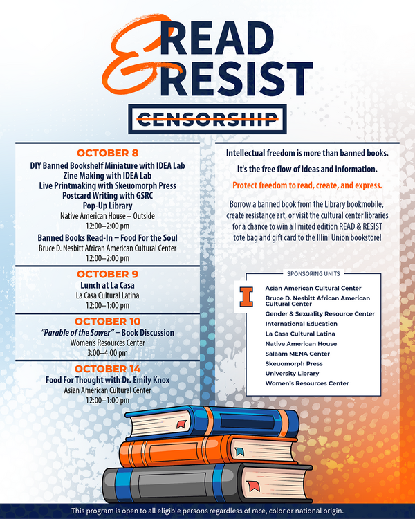 Banned books week flier