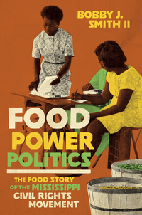 Illustrated poster featuring a group of Black women writing together at a table.