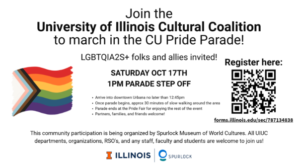 CU Pride Parade Cultural Coalition Flier
