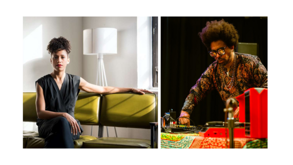 Image of Damon Locks and Tara Willis, the event performers