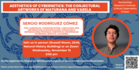 image of a flyer for this event