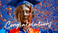 Alma with confetti