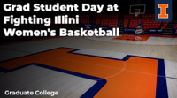 Photo of the floor of the State Farm Center