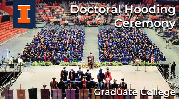 audience members of doctoral hooding ceremony