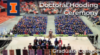 audience members of doctoral hooding ceremony