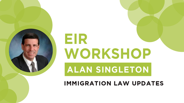 Headshot of Alan Singleton, Title/date of event