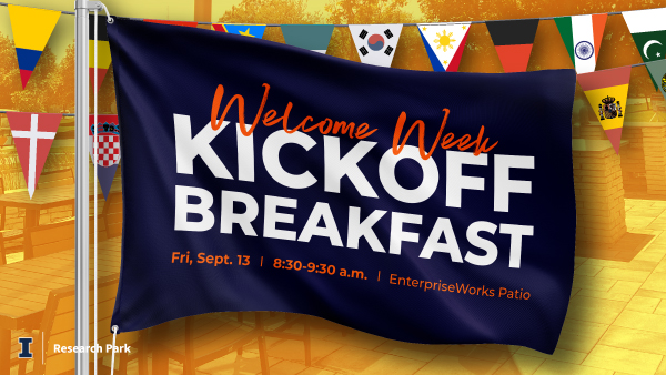 Welcome Week Kickoff Breakfast Graphic