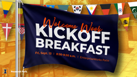 Welcome Week Kickoff Breakfast Graphic