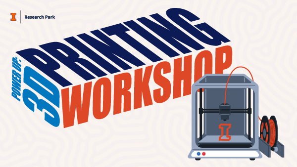 3D Printing workshop graphic