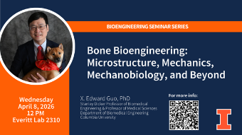 BIOE Seminar Series: Stanley Dicker Professor X. Edward Guo
