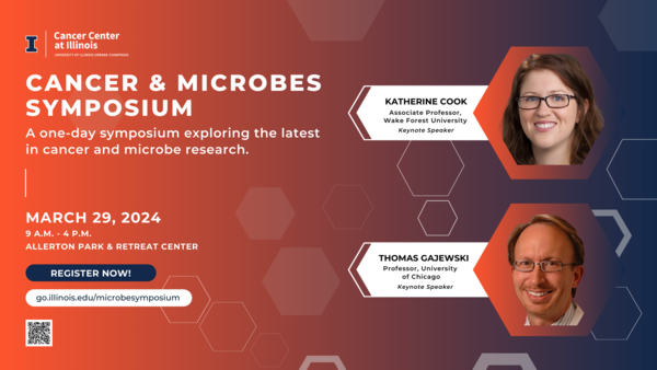 Cacncer & Microbes Symposium Promotional Graphic