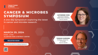 Cacncer & Microbes Symposium Promotional Graphic