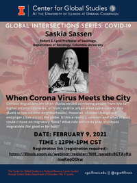 Global Intersections Series: "When Corona Virus Meets the City"