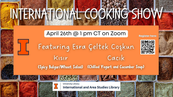 April 2024 International Cooking Show Poster
