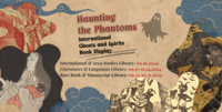 Poster for the Haunting the Phantoms Book Display