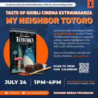 Afternoon Movie My Neighbor Totoro on July 24