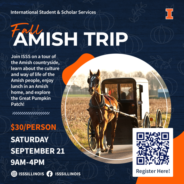 Fall Amish Trip - Saturday, September 21 from 9am-4pm