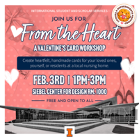 Valentine's Card Making Workshop, Feb 3rd