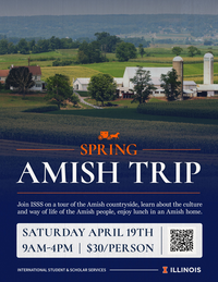 Amish Trip, Saturday, April 19, 9am-4pm