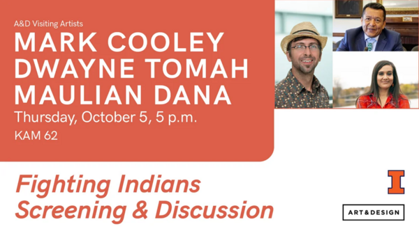 Event flyer with information about event and images of three grown adults on the upper right.