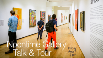 event info, people in the gallery