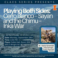 Flyer for Dr. Kasia Szremski's talk on September 29th.