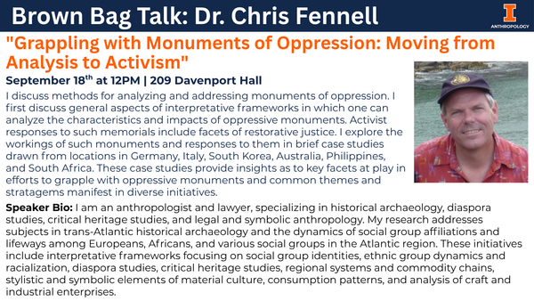 Flyer for Dr. Fennell Brown Bag Talk