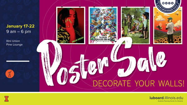IU Board Spring 22 Poster Sale