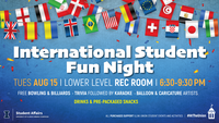 int student fun night graphic