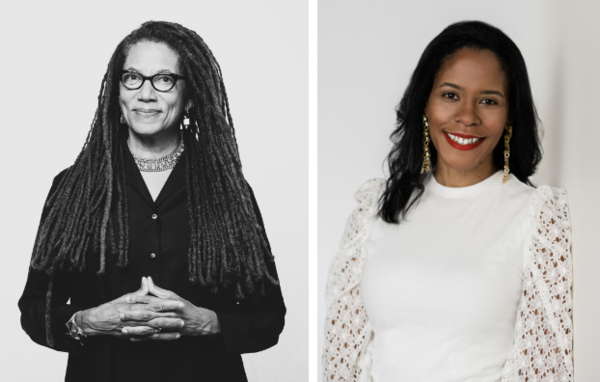 Images of Nikki Finney and Ruth Nicole Brown