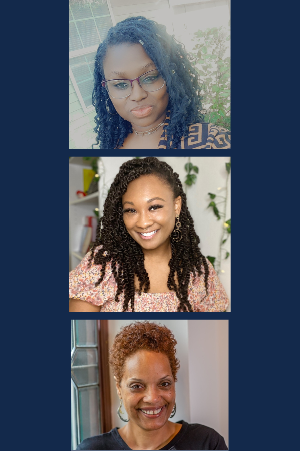 Collage of panelists Mel Grantham, Teddie Hill, and Janice Walker