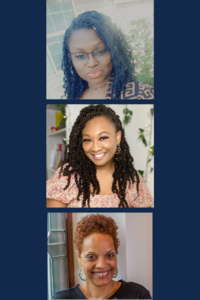 Collage of panelists Mel Grantham, Teddie Hill, and Janice Walker