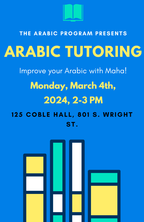 Arabic Tutoring with Maha, March 4th, 2024, 2-3 PM
