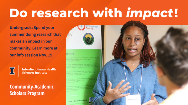 Do research with impact! Community-Academic Scholars program