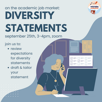 On the Academic Job Market: Diversity Statements Flyer