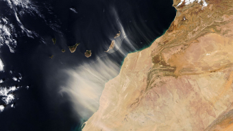 Image from EMIT of Africa Dust