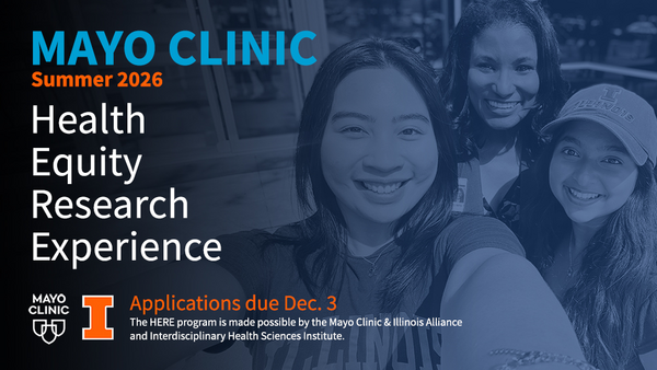 Summer 2026 Mayo Clinic Health Equity Research Experience